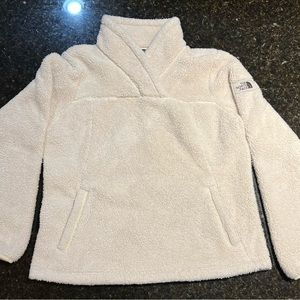 North Face Fleece Campshire Large Cream Color